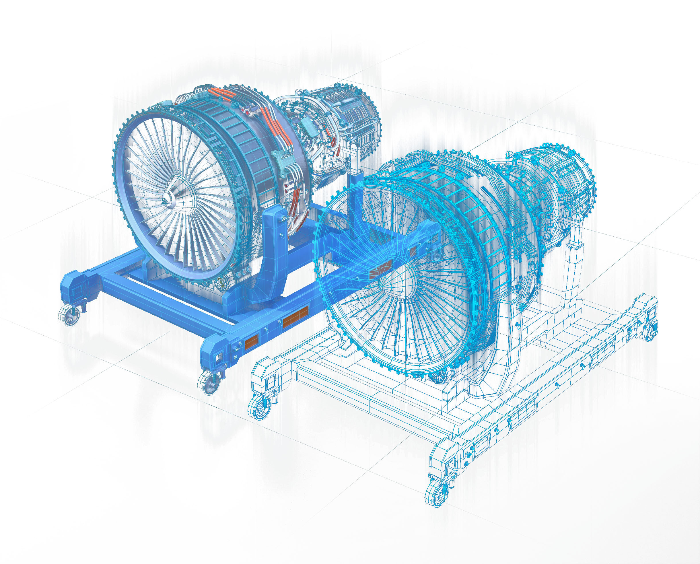 Triebwerk als 3D-Scan und CAD-Modell: Reverse Engineering bei Aimess